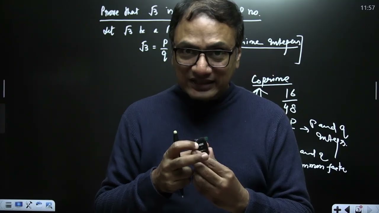 Proof of Irrational numbers for class 10 CBSE/ICSE - Prove that Root 5 is an irrational number