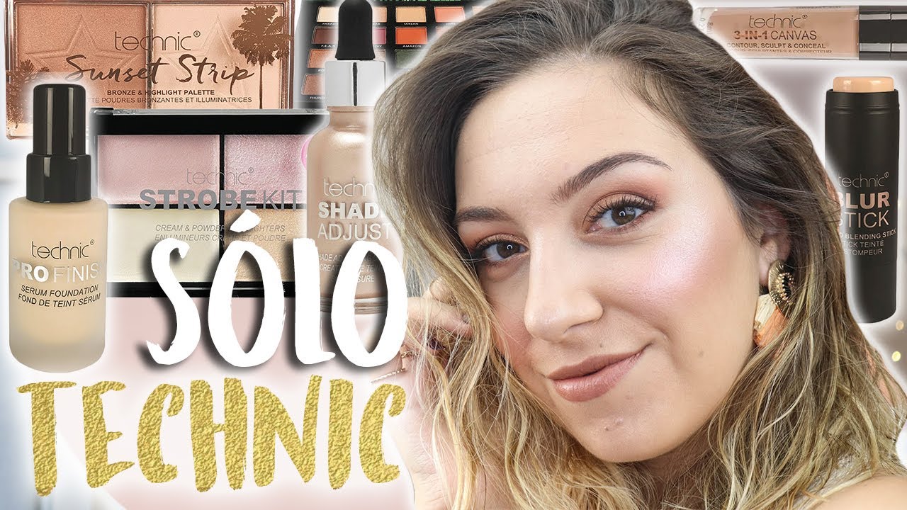 Maquillaje sólo con TECHNIC! Me flipa!! | Susana Salo