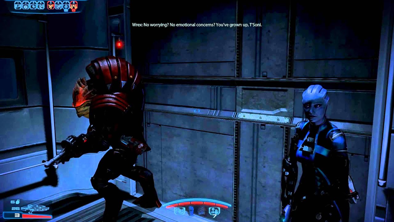 Mass Effect 3 Citadel DLC: Рекс обнаруживает, что Лиара на четверть кроганка