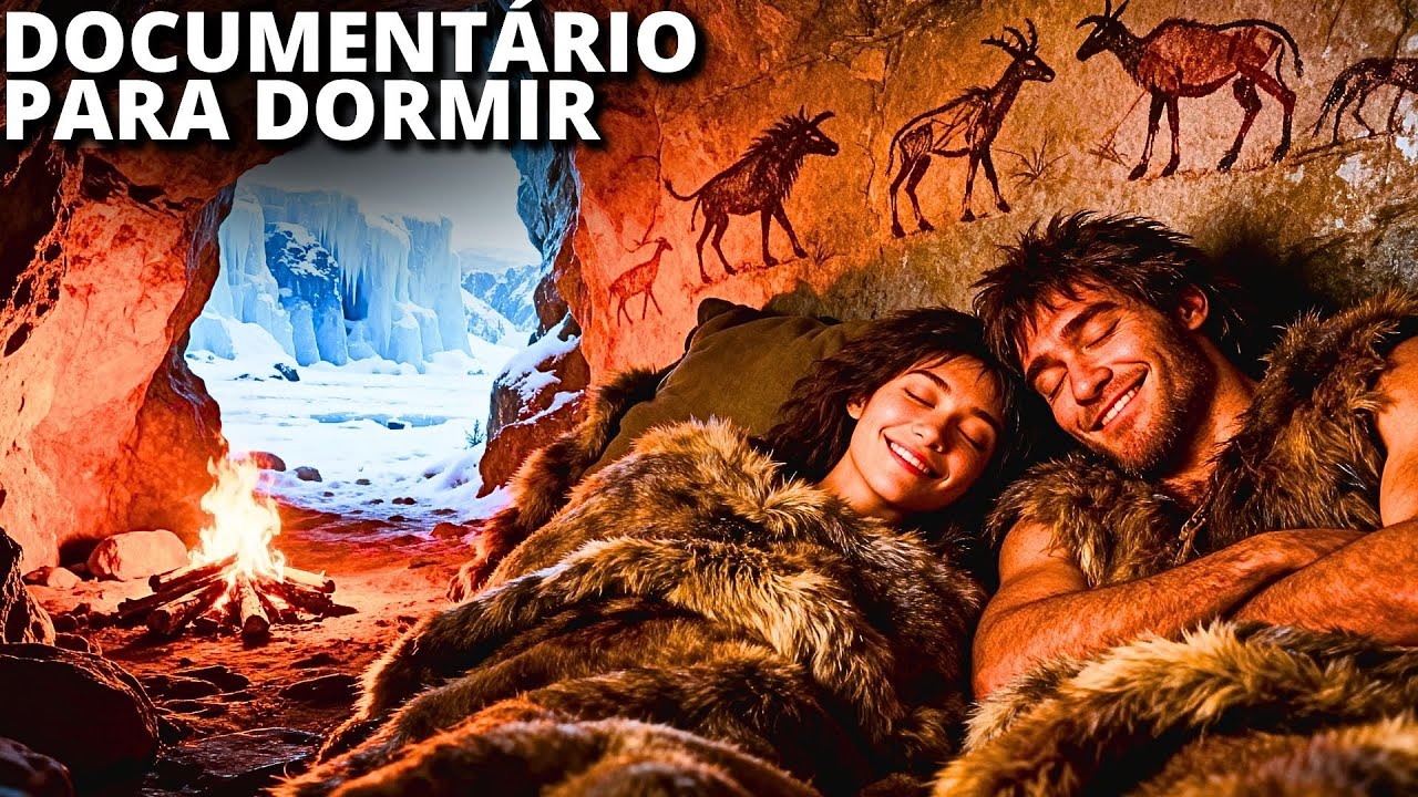 Como os Neandertais Conseguiam Dormir Perfeitamente Durante a ERA DO GELO | Documentário Para Dormir