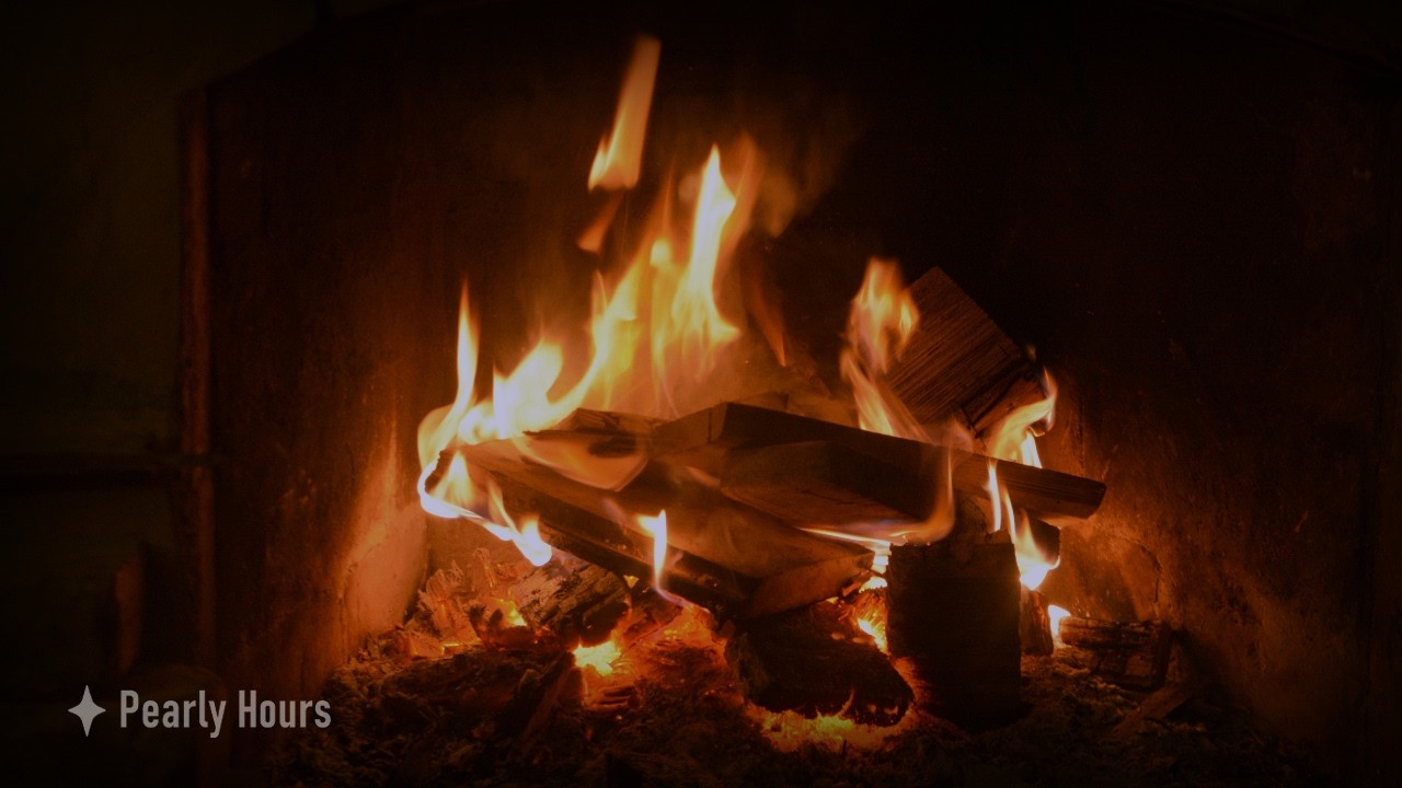Fire - Black Screen Sleep Sound (8 hours, no music)