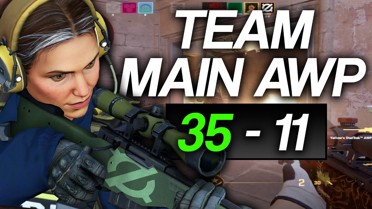 PARTIDA COMPLETA como MAIN AWP... (con mi equipo) | CS2