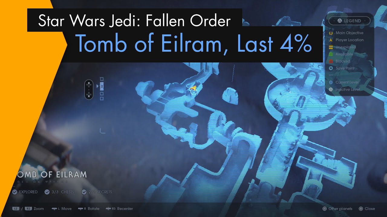 Tomb of Eilram (96% Explored): The Last 4% Location - Star Wars Jedi: Fallen Order