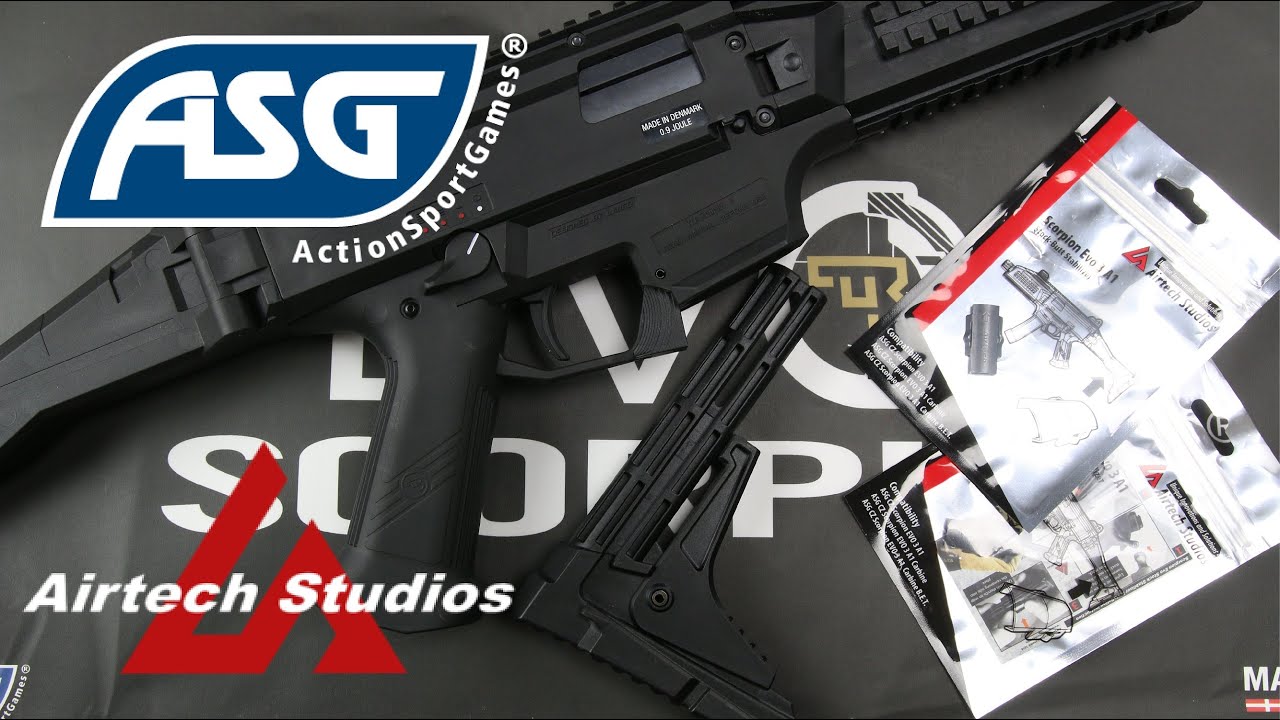 Airtech Studios Scorpion Evo Stock-Butt Stabilizer.
