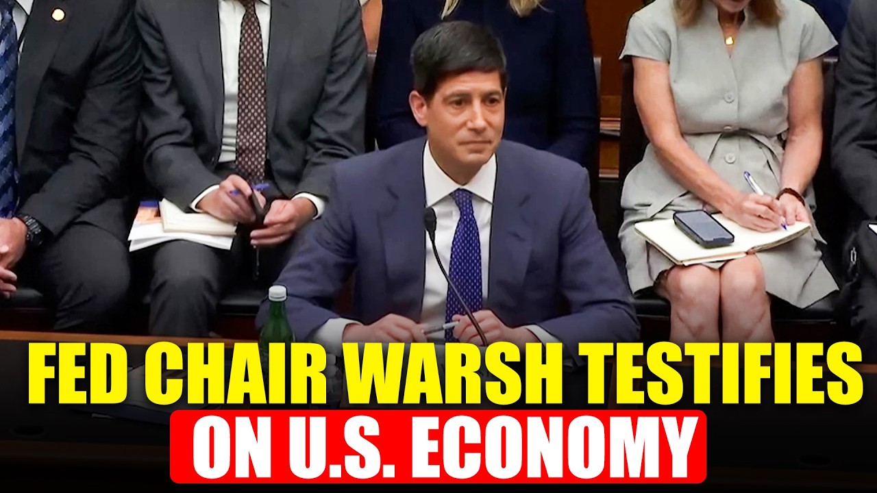 WATCH LIVE: Fed Chair Warsh testifies before Senate Banking Committee on U.S. economy|Trump |America