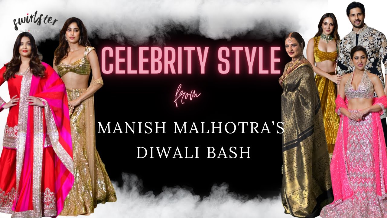 Ananya Panday, Disha Patani, Aishwarya Rai Set Festive Style Goals At Manish Malhotra's Diwali Bash