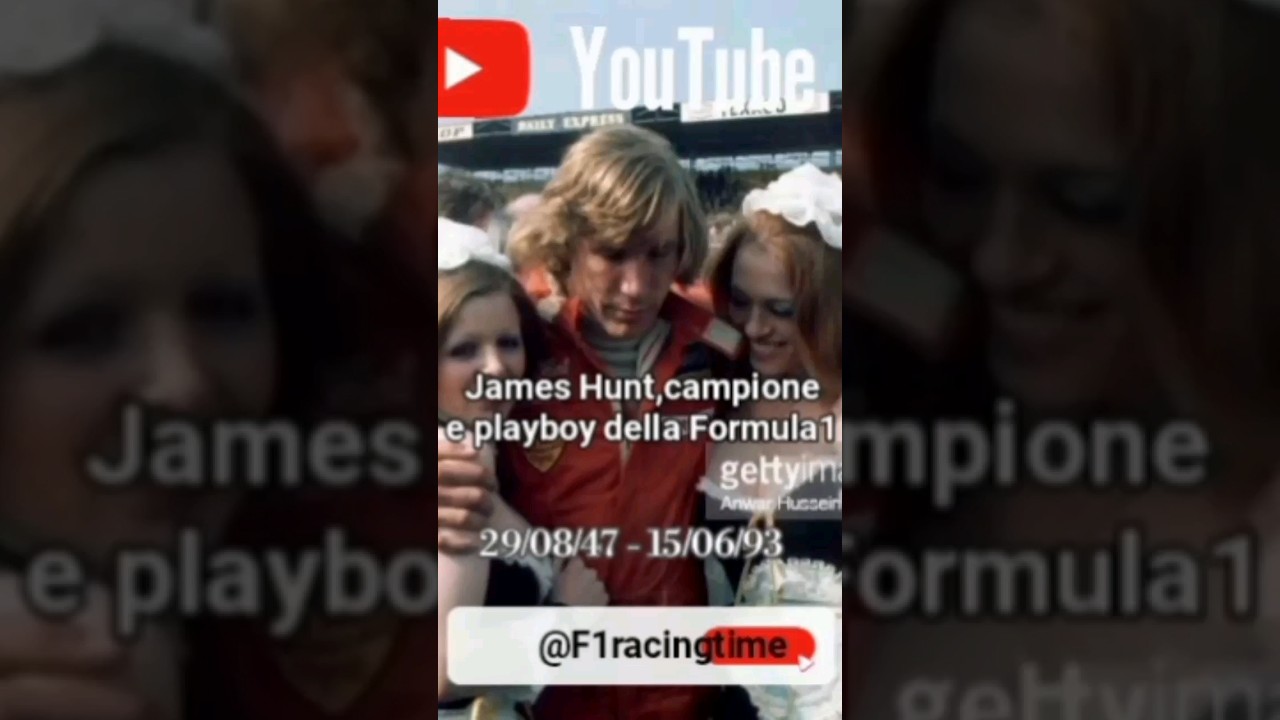 30 anni fa' se ne andava James Hunt,l 'ultimo Campione playboy della f1 