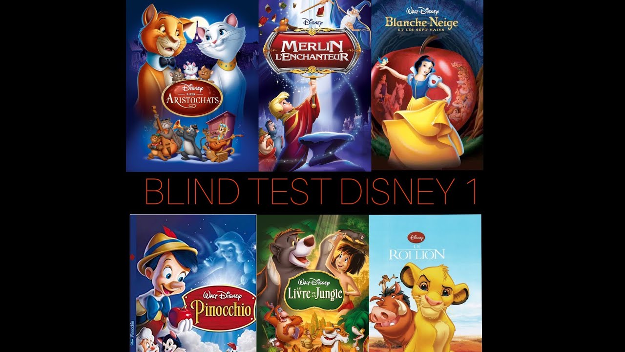 BLIND TEST DISNEY 1 ( 31 EXTRAITS )