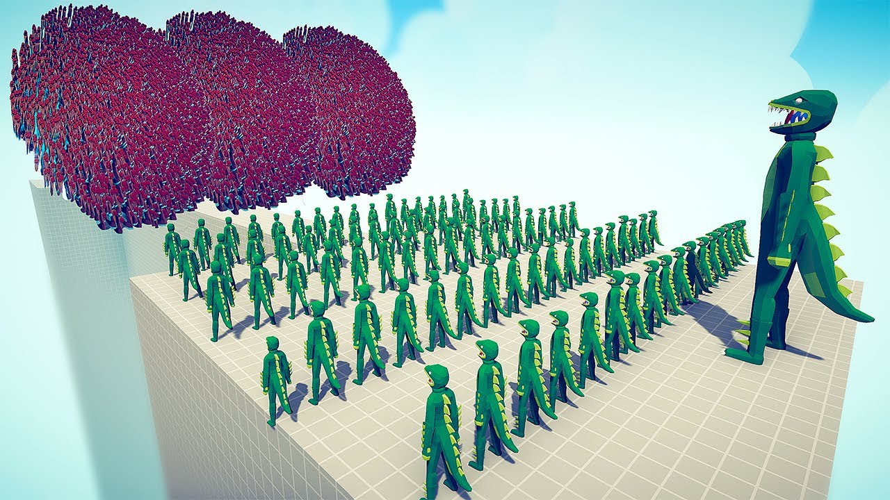 100x INDOMINUS REX + GIANT vs EVERY GOD - Totally Accurate Battle Simulator TABS