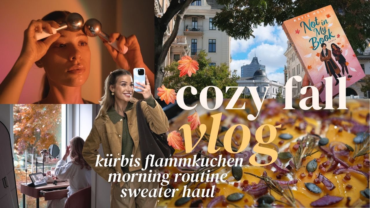 Cozy Fall Vlog 🍂🧸🧦 Morning Routine, Flammkuchen & Sweater Haul