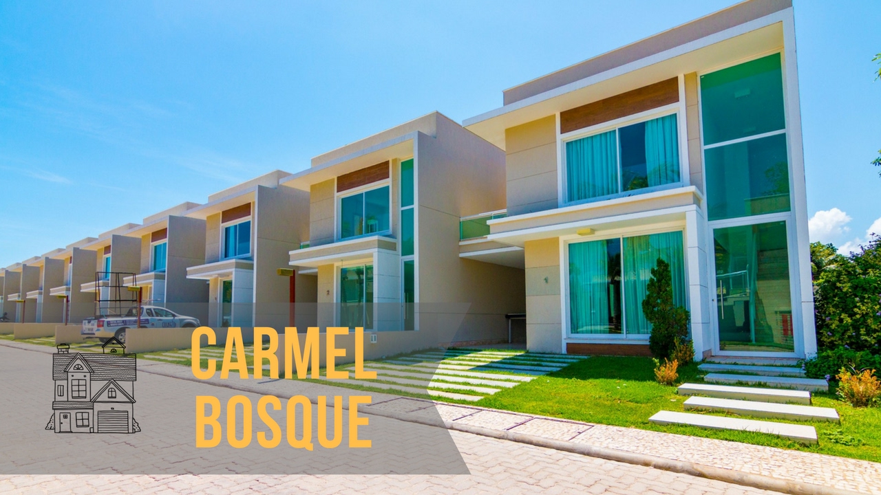 CARMEL BOSQUE - CASA DUPLEX EM CONDOMINIO NA SAPIRANGA EM FORTALEZA CEARA