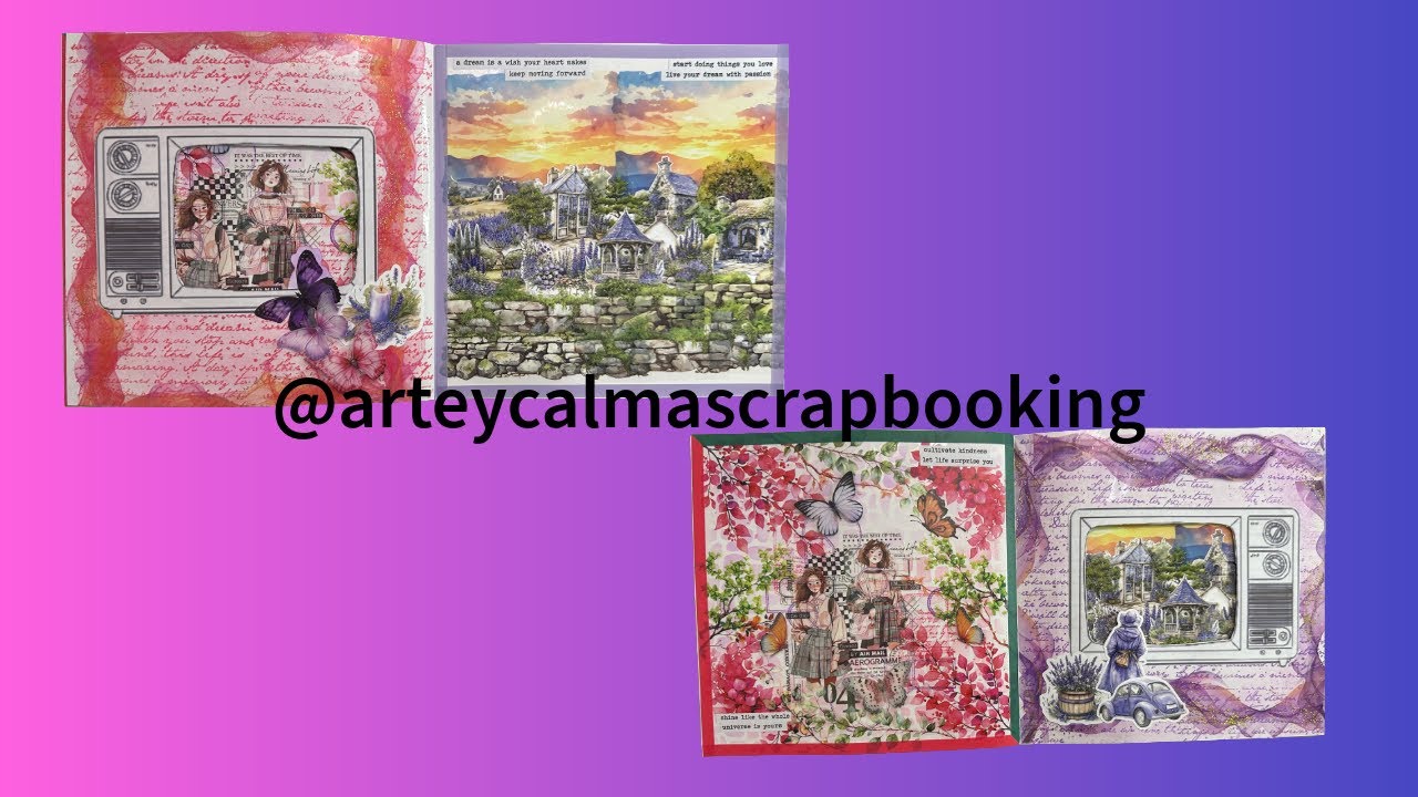#asmrsleep #asmr #asmrsounds #temu #relaxing #scrapbook #scrapbookjournal 