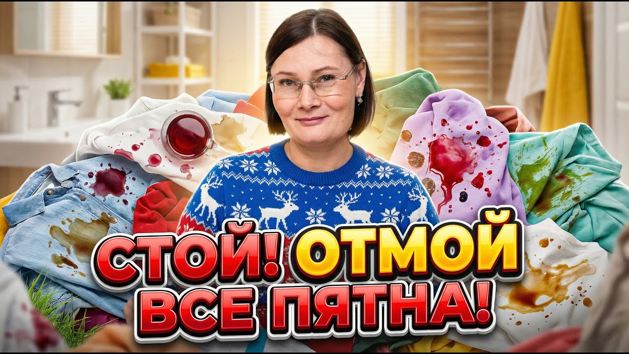 Не надо 5 бутылок - надо 1 алгоритм.  Всё что нужно знать про удаление пятен!