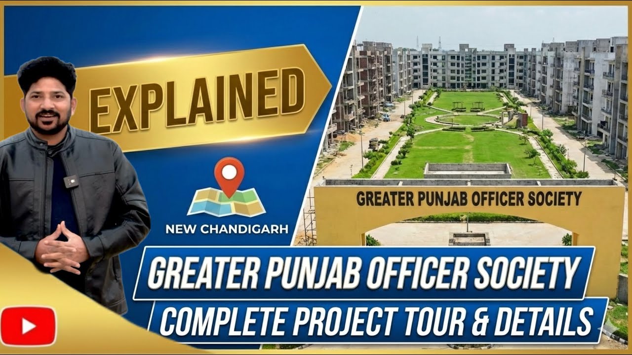 Greater Punjab Officers Society #newchandigarh  | Site Visit & Full Details #realestate #prices ..!