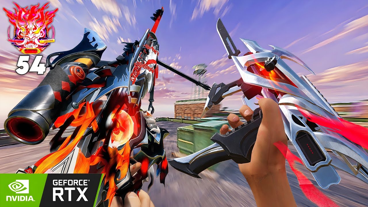 BLOOD STRIKE - 54 KILLS SQUAD - UZI ZANGETSU + M82 TENSA ZANGETSU!! ULTRA GRAPHICS RTX 5090