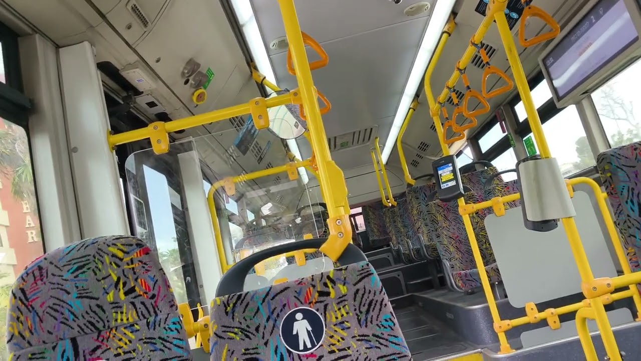 Part 2 riding on golden dragon XML6125CC metropoline route 2 in arad (Voith Fast idle)