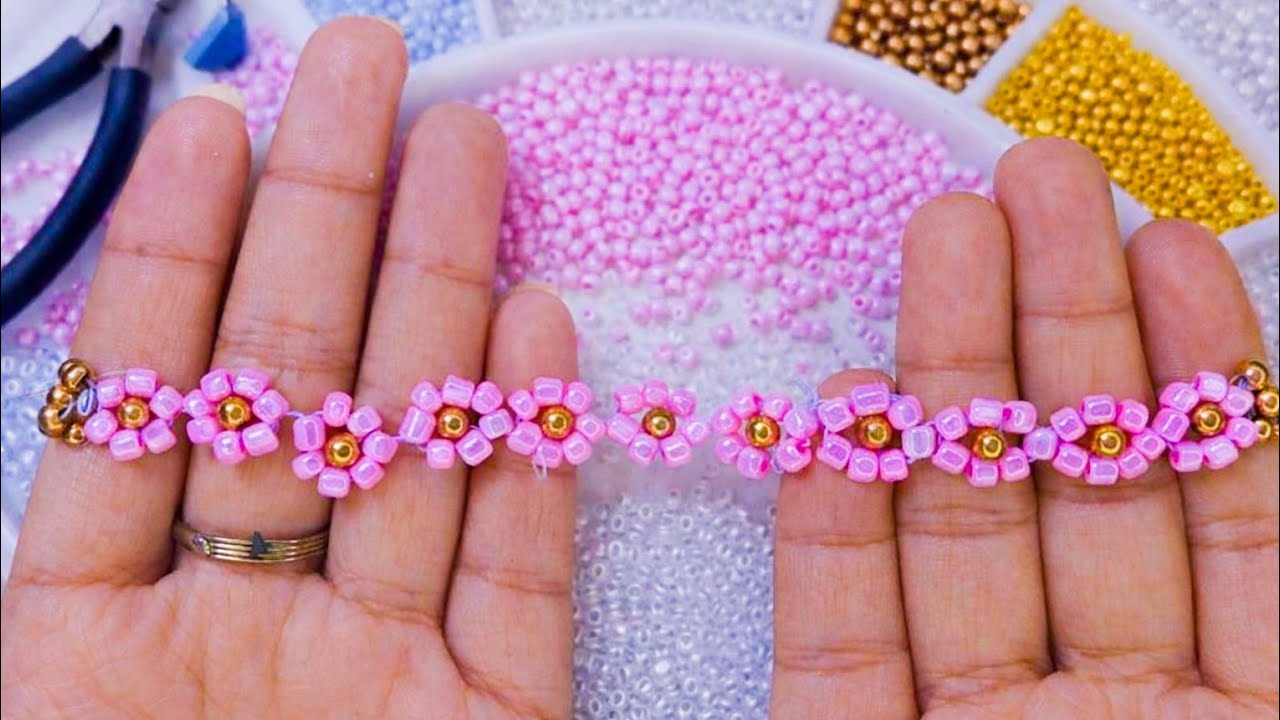 Simple and easy bracelet make ||Easy video tutorial for begginners ||