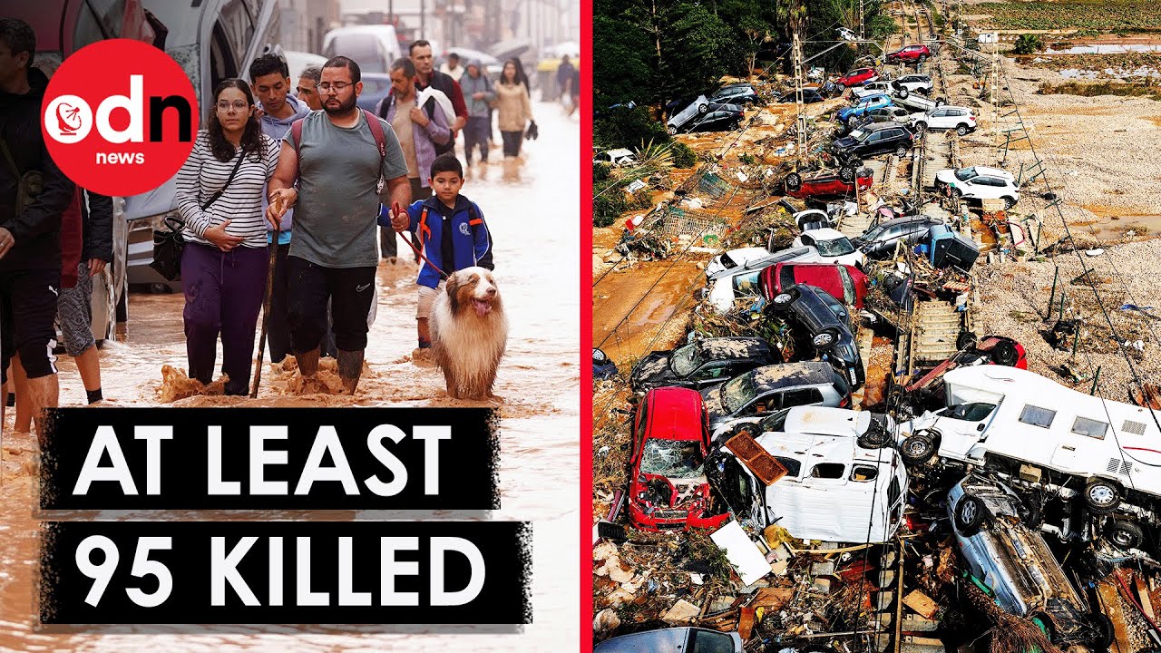 Spain Floods: Terrifying Footage Shows Aftermath of Disaster in Valencia