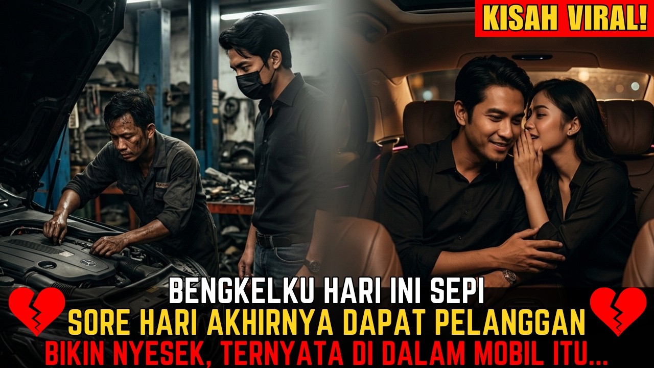 VIRAL! SUAMI MONTIR MOBIL PERBAIKI MOBIL PELANGGAN, BIKIN SYOK TERNYATA DI DALAM MOBIL ITU...