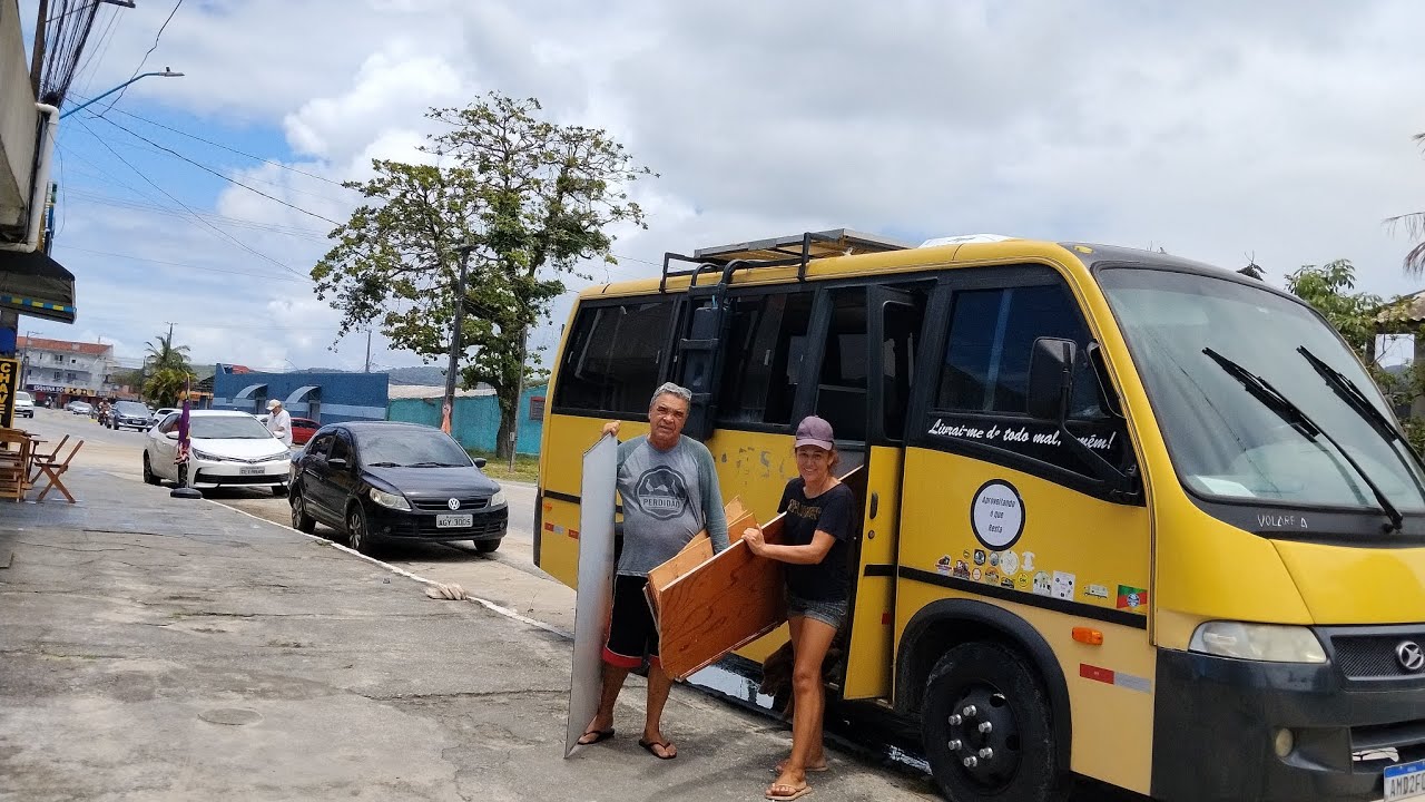 Mudança no motorhome tiramos o banheiro 