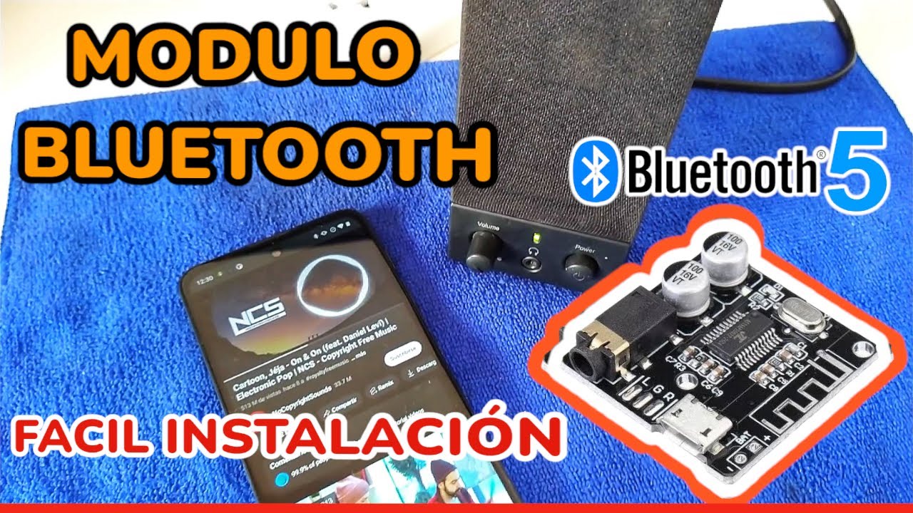 🔴Como instalar Mini MODULO BLUETOOTH a un parlante de PC