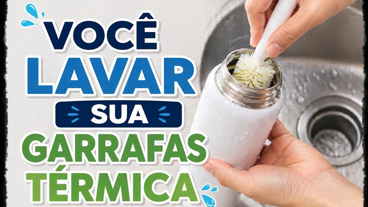 VOCÊ LAVAR SUA GARRAFAS TÉRMICA
