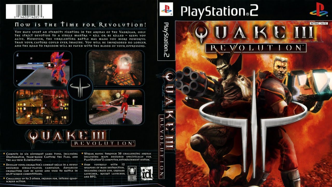 Quake 3 Revolution Ps2 DeathMatch