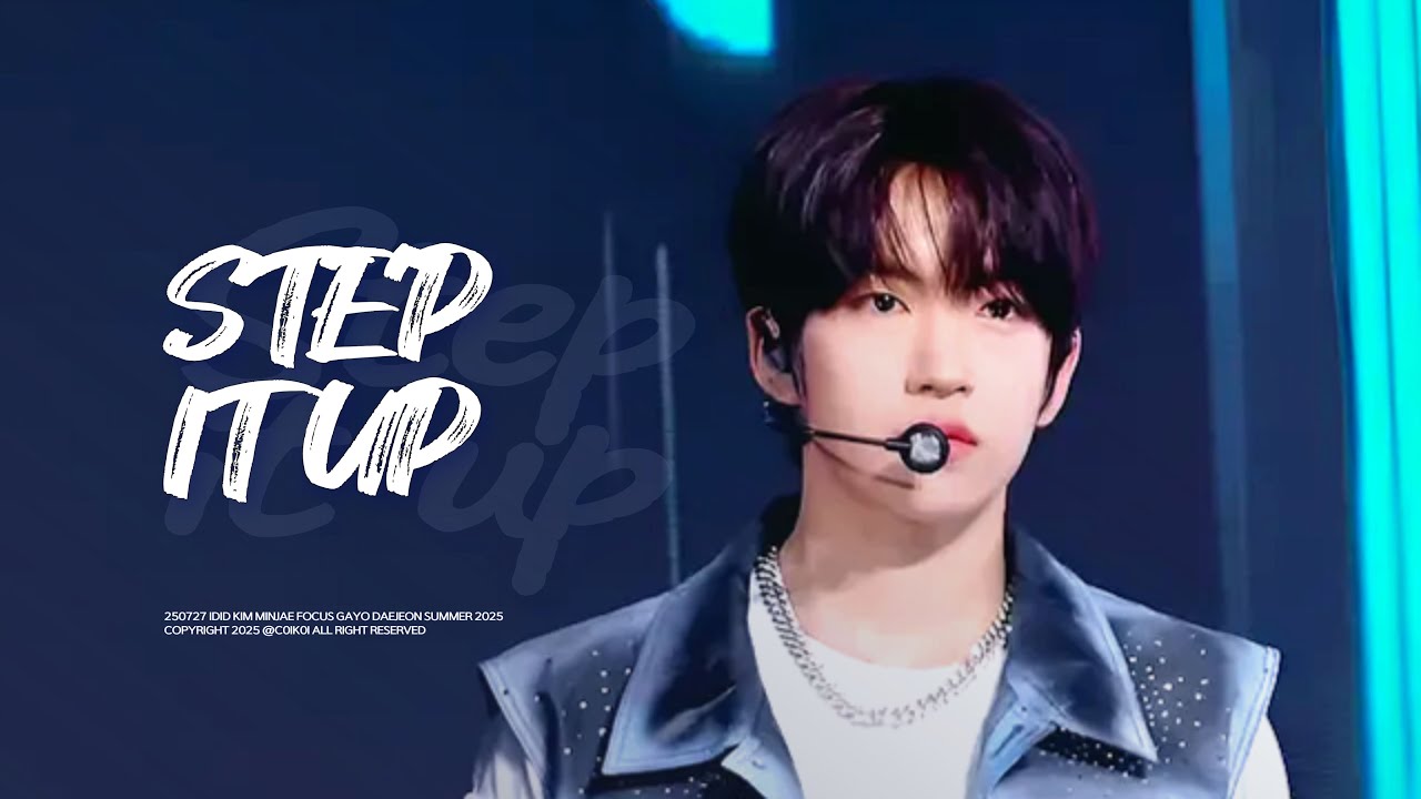 [4k] 250727 아이딧 김민재 직캠 FOCUS - STEP IT UP | SBS 가요대전 SUMMER