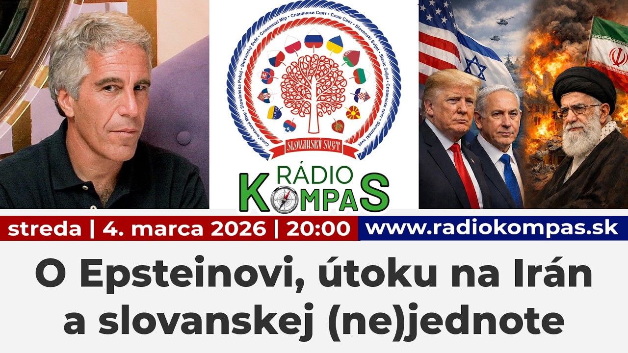 O Epsteinovi, útoku na Irán a slovanskej (ne)jednote (Rádio Kompas - 4.3.2025)