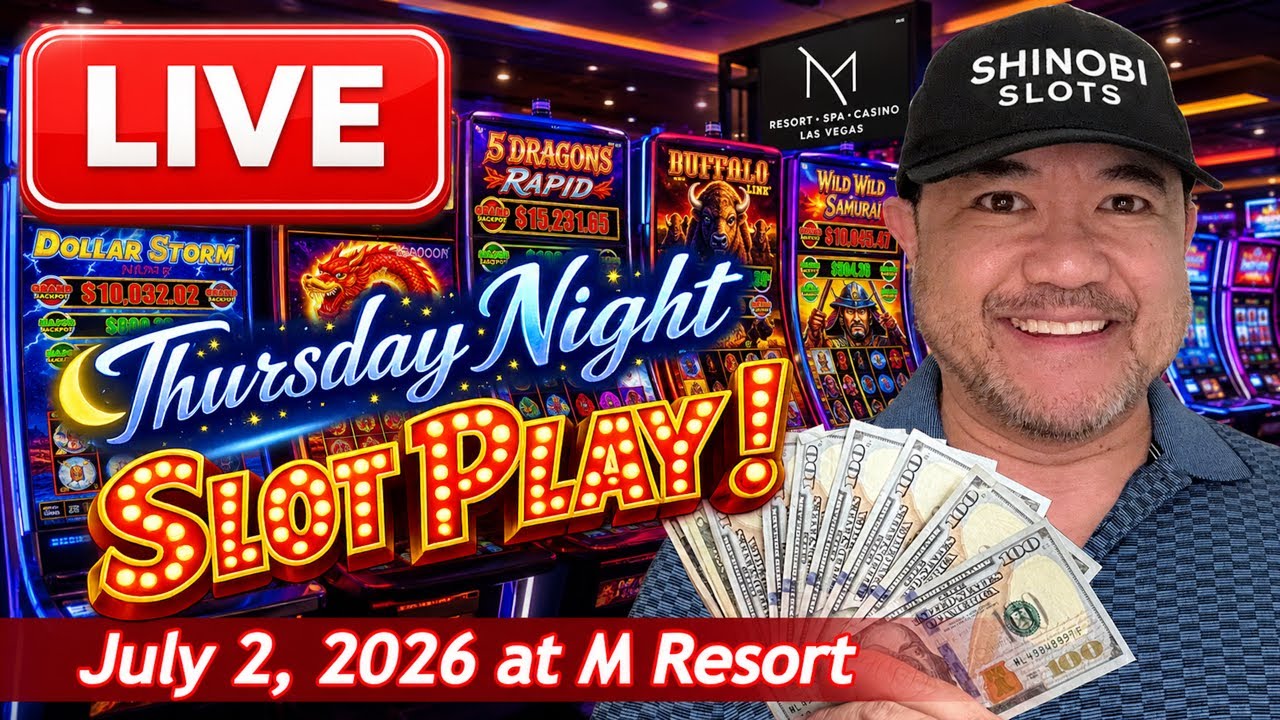 🛑 LIVE SLOT PLAY! VIEWER CHOICE, Thursday Night Slot Fun! #LiveSlots #shortfeed #casino
