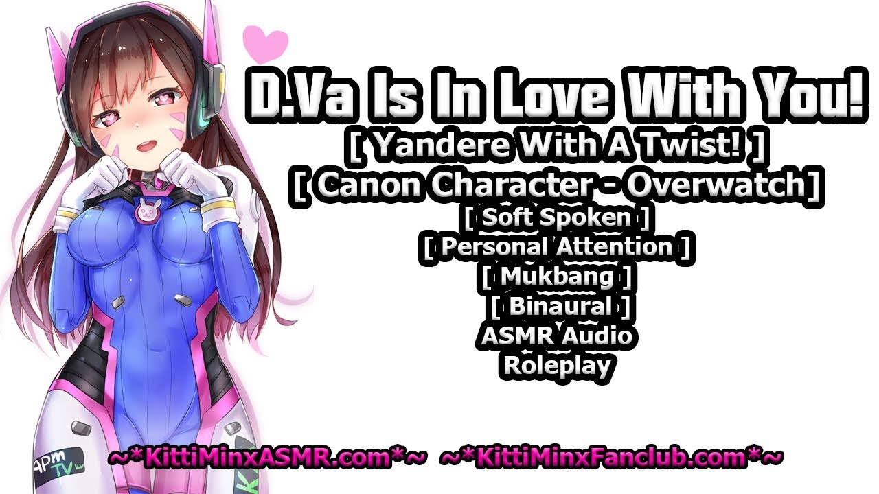 Kitti Minx ASMR - D.Va Is In Love With You! ( Overwatch ) [ Yandere ] Audio Roleplay