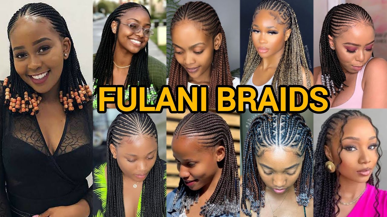 Flawless Fulani Braids in 2024 | Fulani Braids Hairstyles for Black Women | Ghana Weaving | Cornrow