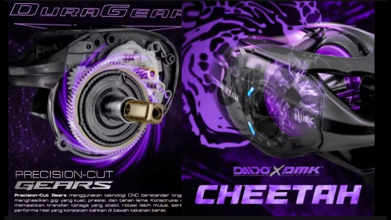 Baitcasting Reel Daido x DMK Cheetah EC (Electronic Control)
