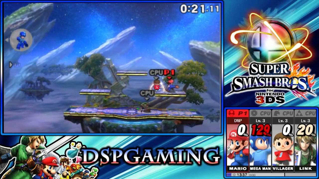 Super Smash Bros. 3DS Demo: Mario Gameplay
