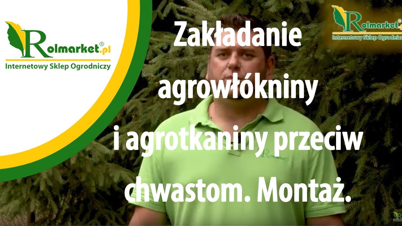 Zakładanie agrowłókniny i agrotkaniny przeciw chwastom. Montaż krok po kroku | Rolmarket.pl