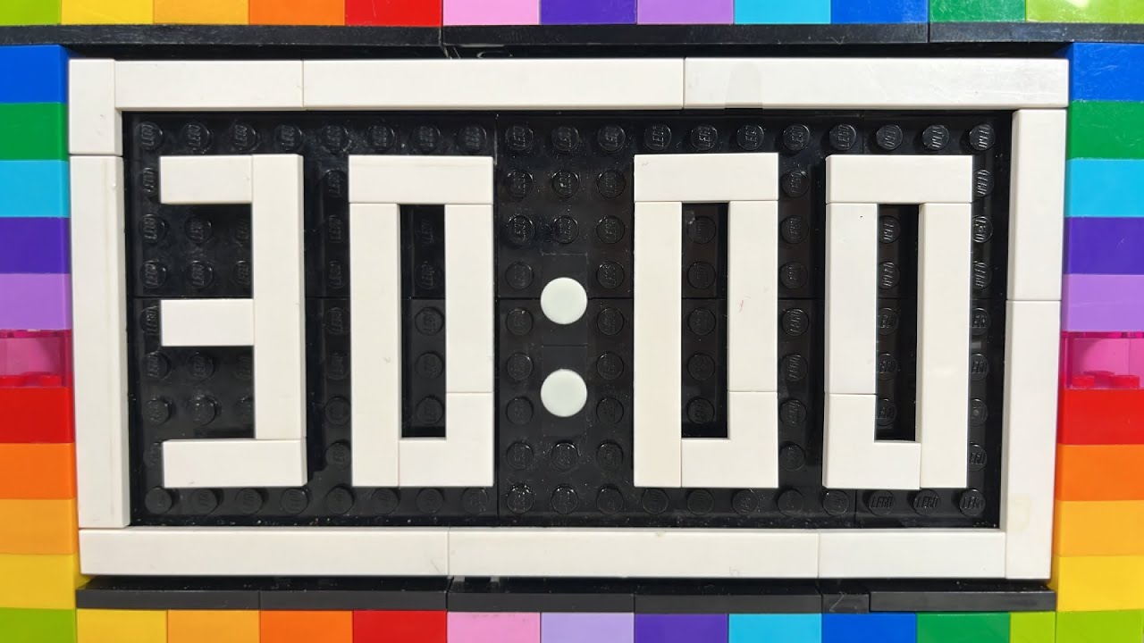 Timer 30 Minutes Countdown LEGO clock | Half Hour