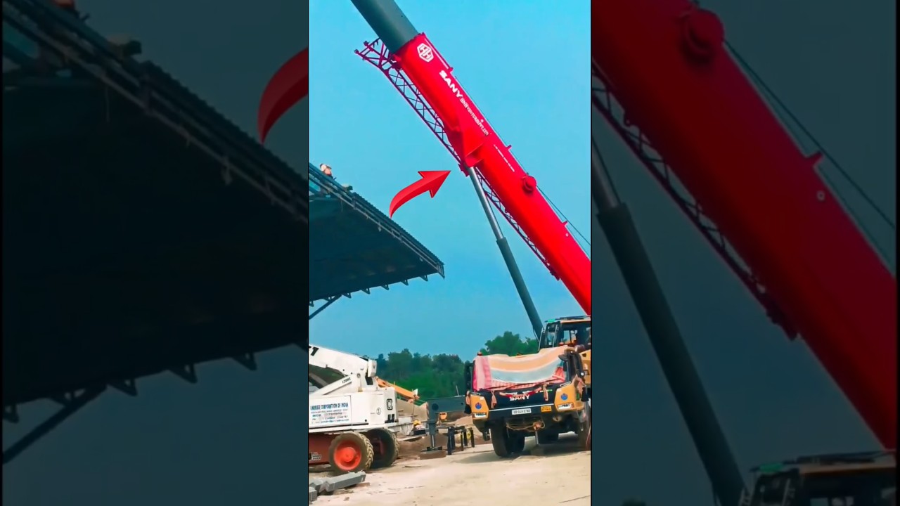 Sany crane 🏗️ || Mobile crane || Tower crane || 