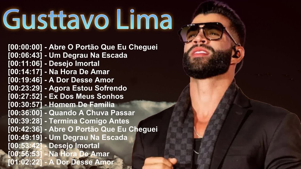 Gusttavo Lima – Sertanejo hits – Balada, Milu, Ficha Limpa, Inventor dos Amores