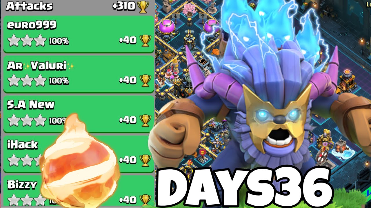 Super Yeti  Strategy Th17|Legends League attack days36| Best TH17 Strategy|Clash of Clans