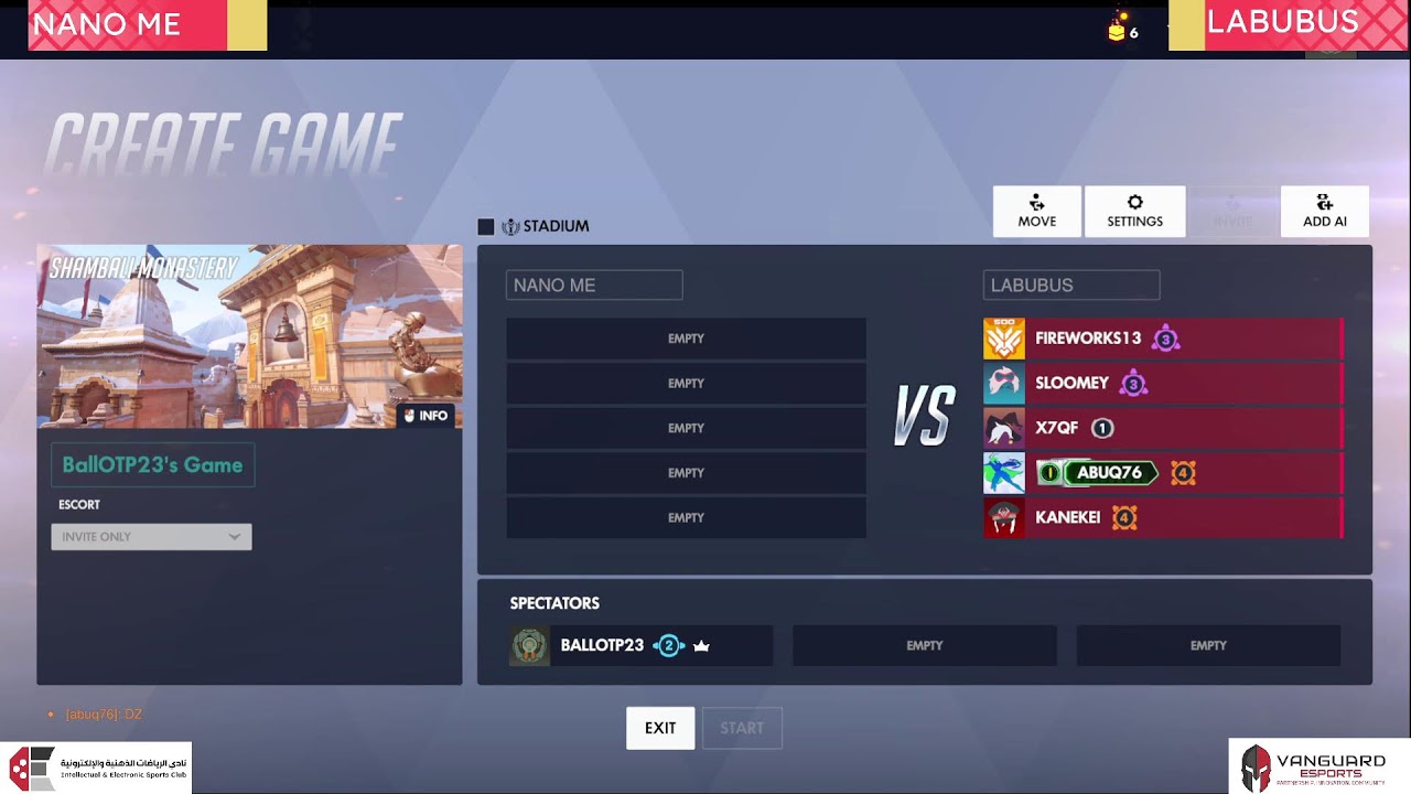 OVERWATCH 25B TOURNAMENT | KFUPM | VANGUARD