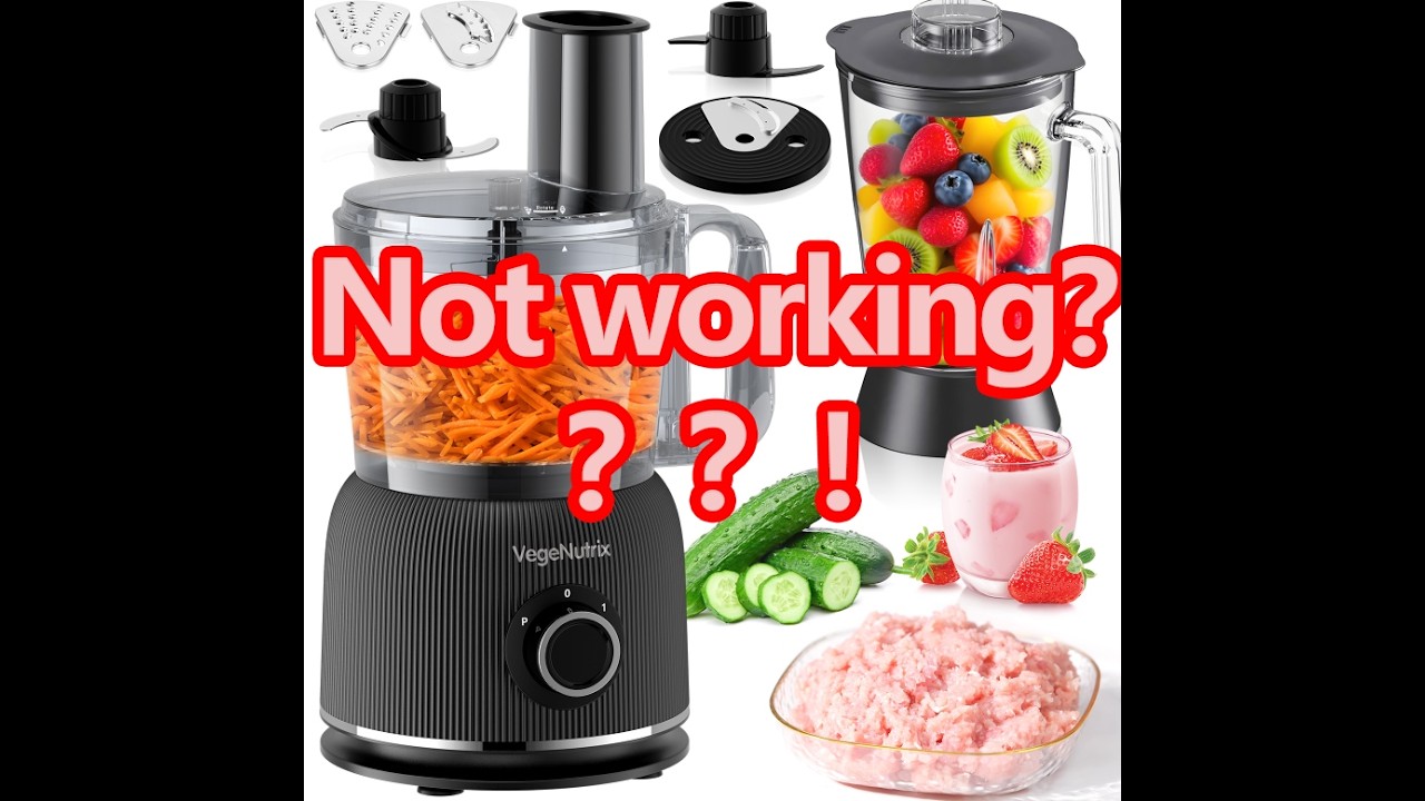 What should I do if my food processor E02-02 is not working?