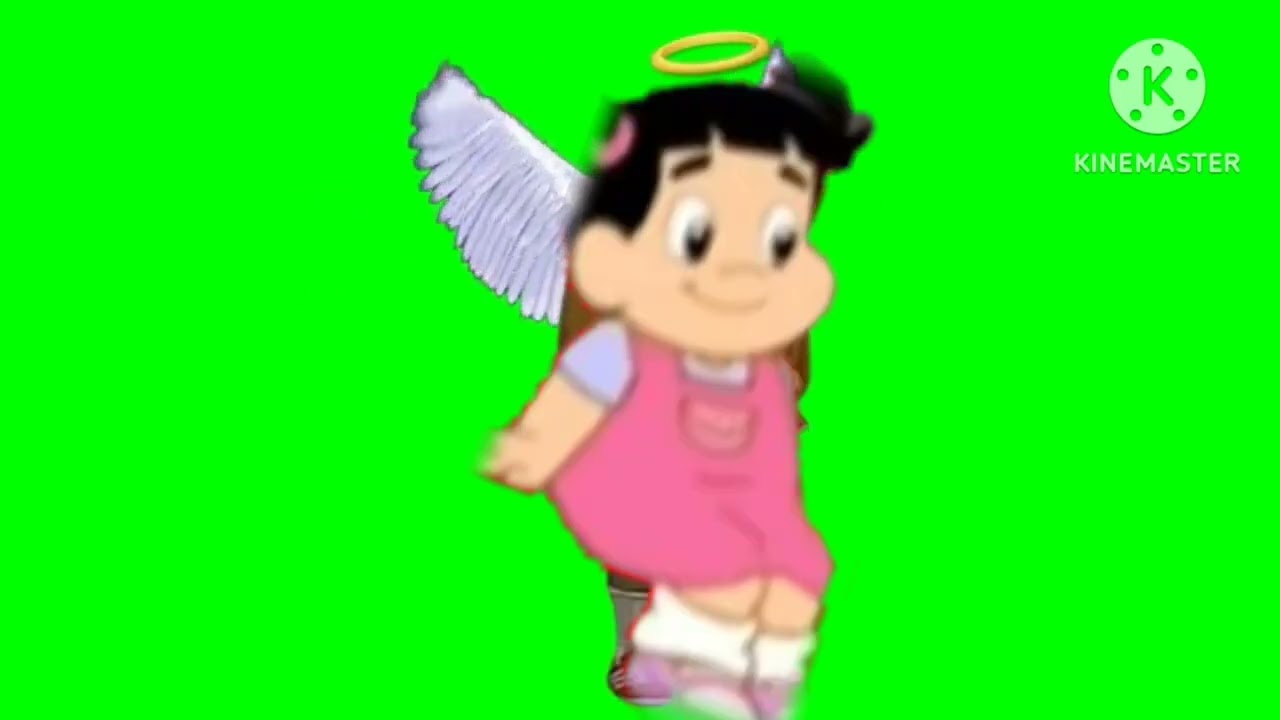 Likinha com asa em tela verde (Bonus aninha) - Chromakey 