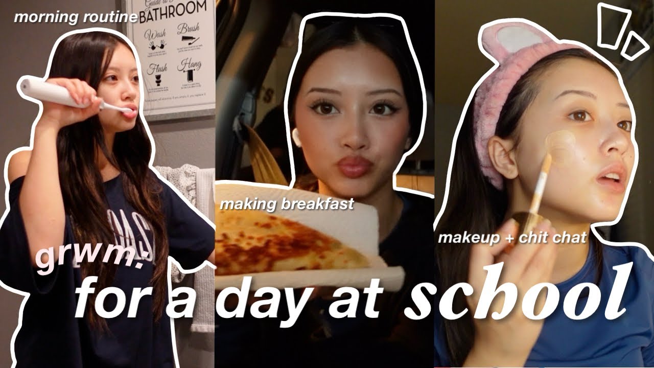 grwm: SCHOOL MORNING ROUTINE 🌤️(sophomore)