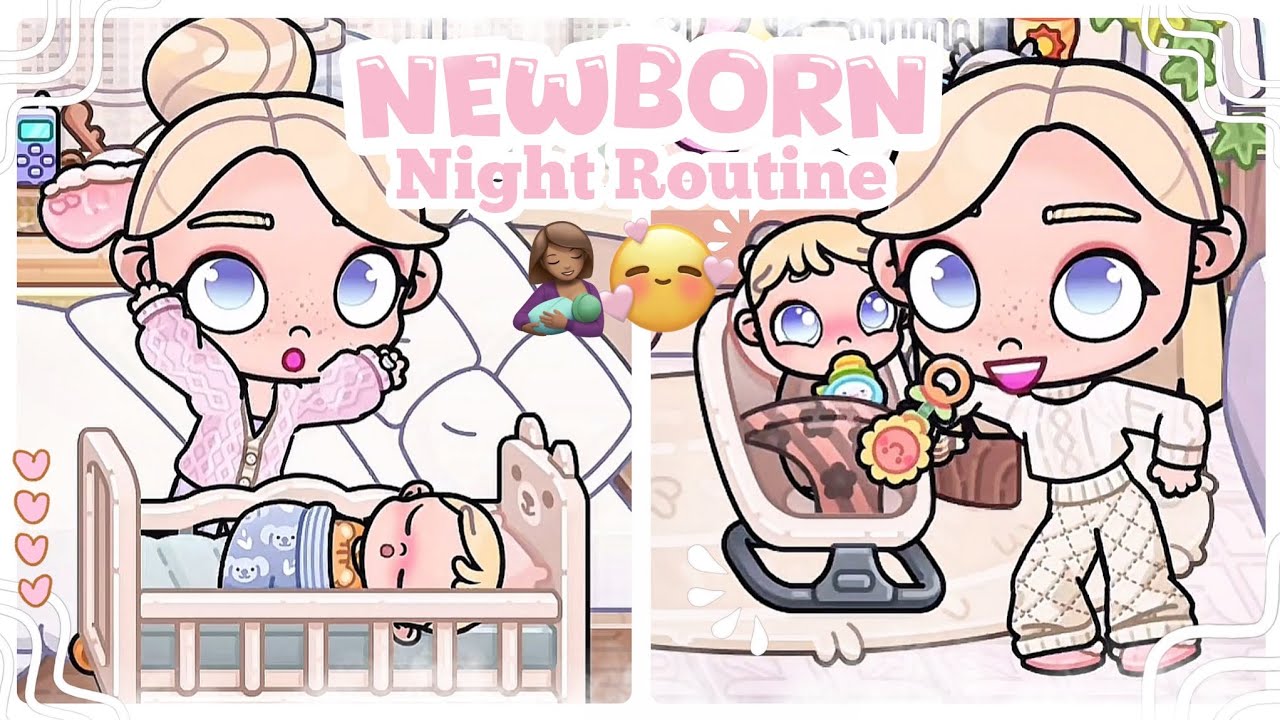 Mom & Newborn Night routine 🌙🍼 | Avatar World
