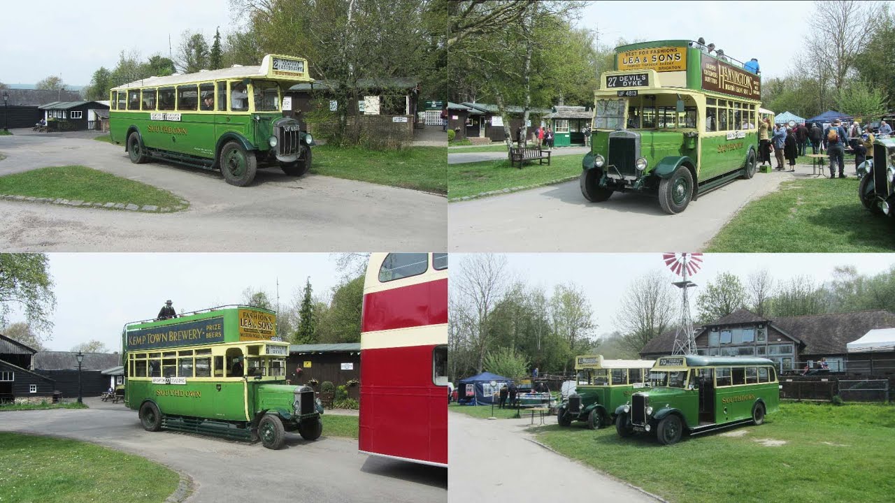 Amberley Museum, West Sussex, Spring Bus Show, 30th April 2023