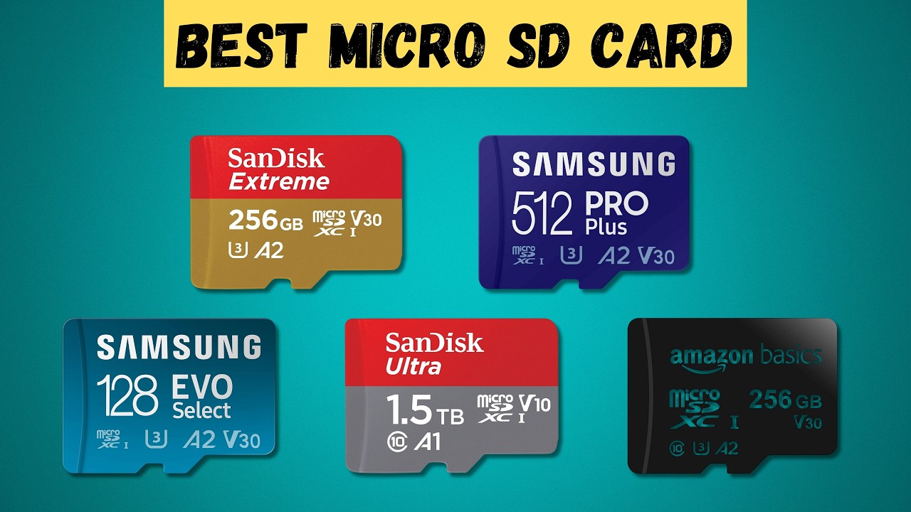 Best Micro SD Card 2025 - (From Affordable to Premium Picks)