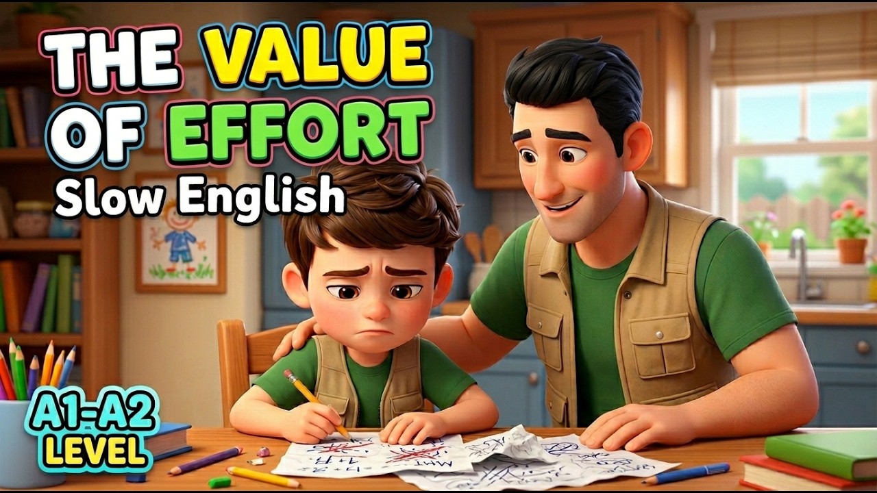 The Value of Effort | English Story for Beginners (A1-A2) | Slow English