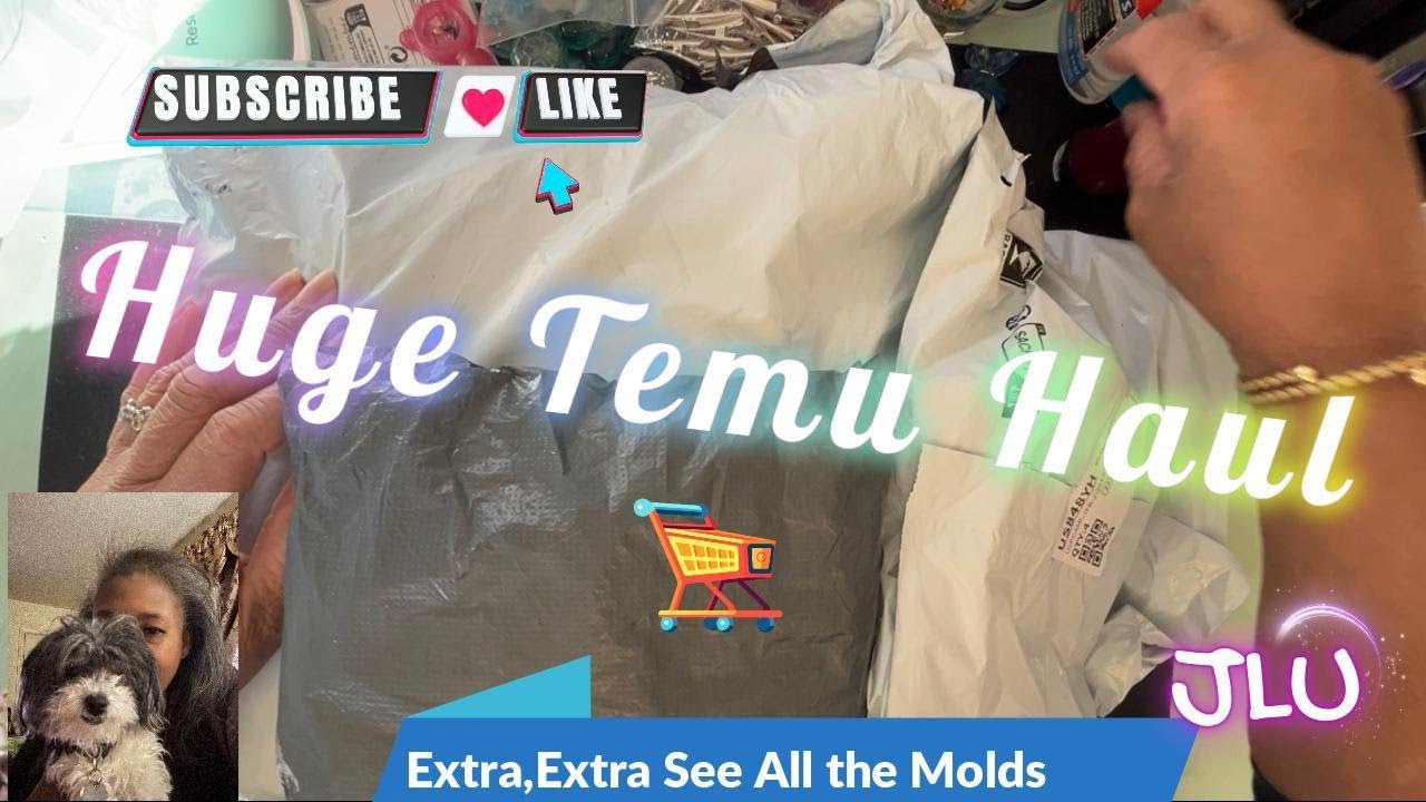 Temu Haul - So Many New Silicone Molds, Craft Supplies and More👩🏽‍🎨🖼️🤗