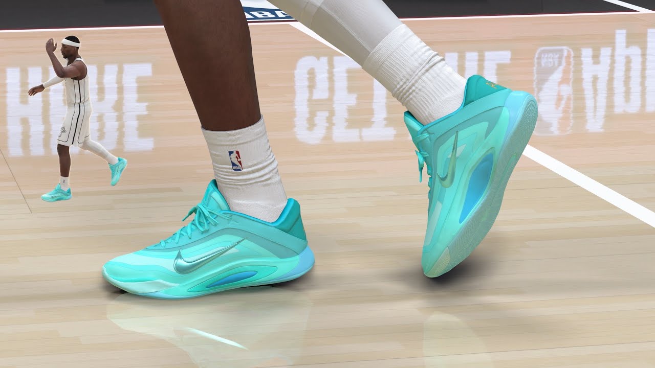 NBA 2K25 Next Gen Shoe Creator - Nike A'One "Blue Oasis"