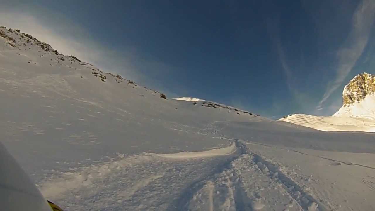 Italy, Dolomites. Descent from the Belvedere mountain